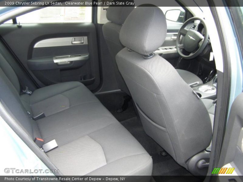 Clearwater Blue Pearl / Dark Slate Gray 2009 Chrysler Sebring LX Sedan