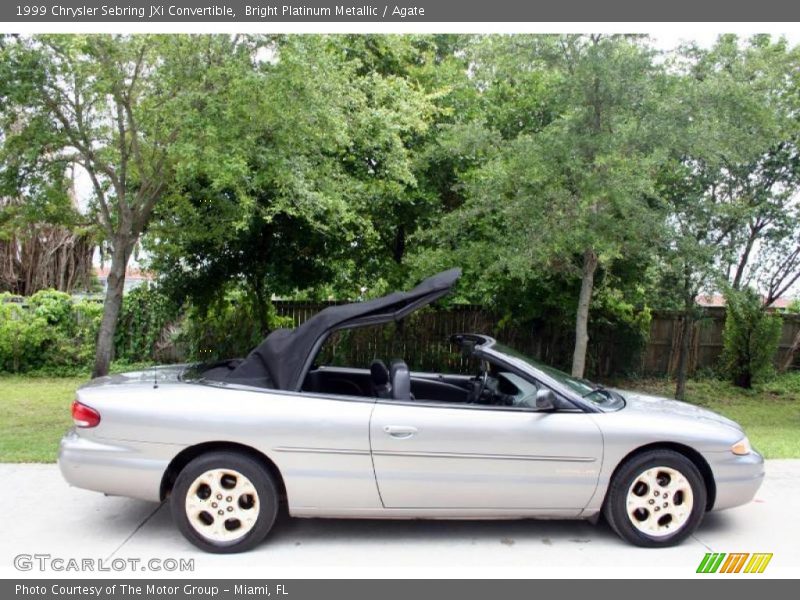 Bright Platinum Metallic / Agate 1999 Chrysler Sebring JXi Convertible