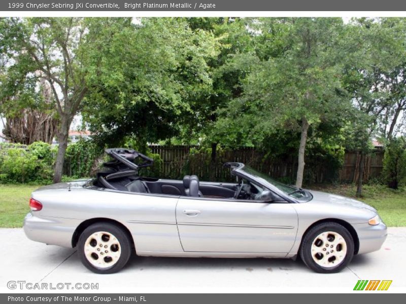 Bright Platinum Metallic / Agate 1999 Chrysler Sebring JXi Convertible