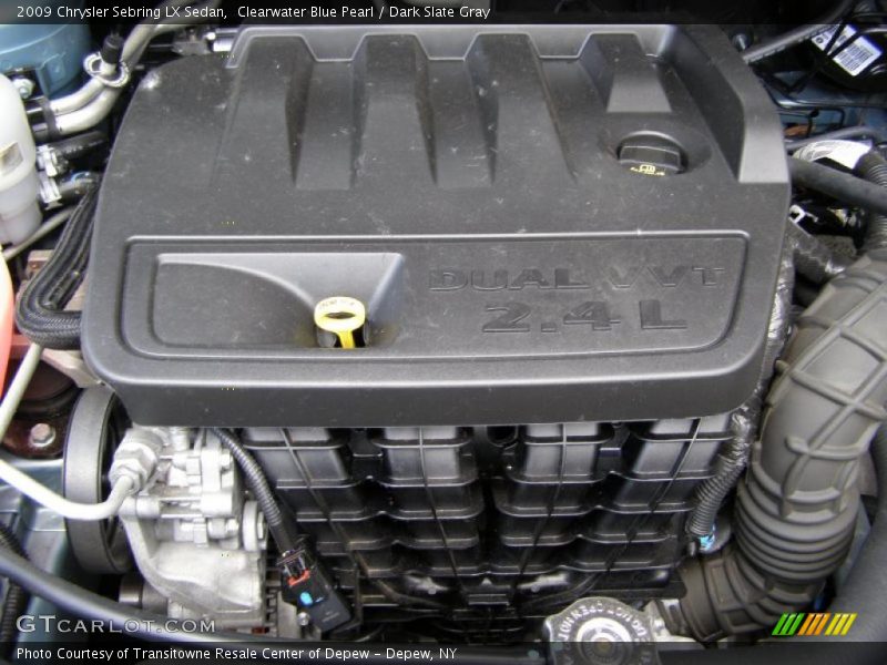 Clearwater Blue Pearl / Dark Slate Gray 2009 Chrysler Sebring LX Sedan