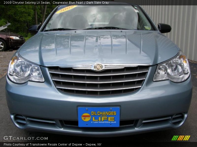 Clearwater Blue Pearl / Dark Slate Gray 2009 Chrysler Sebring LX Sedan