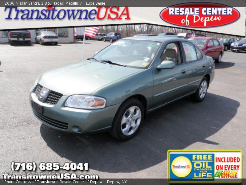 Jaded Metallic / Taupe Beige 2006 Nissan Sentra 1.8 S