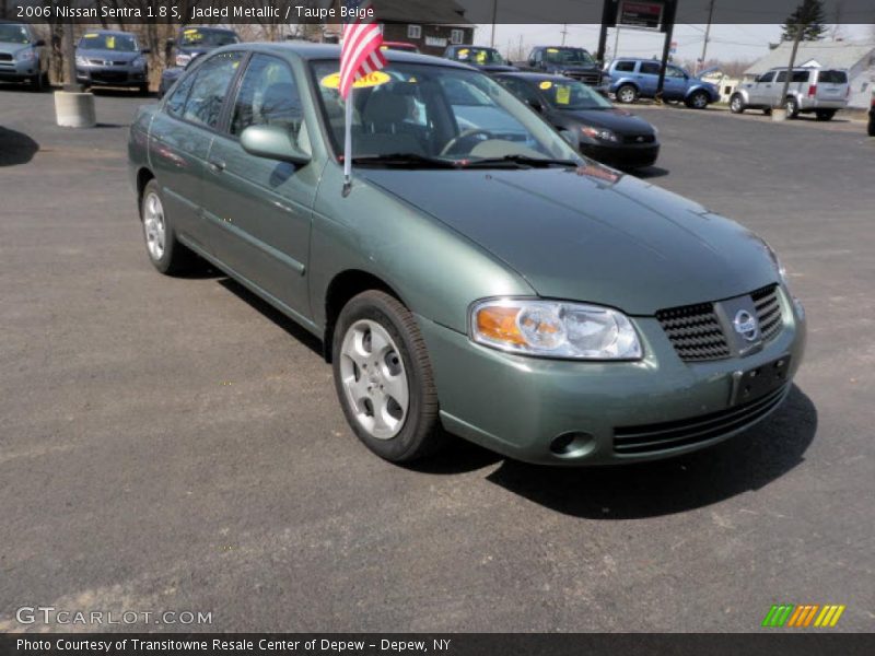 Jaded Metallic / Taupe Beige 2006 Nissan Sentra 1.8 S