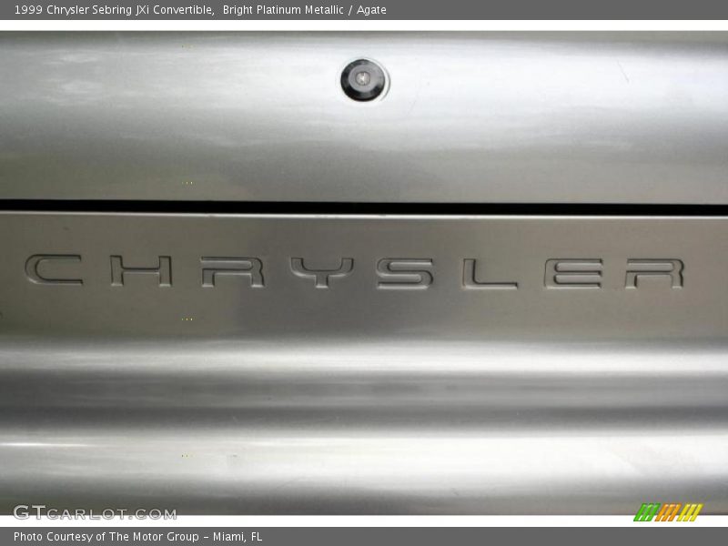 Bright Platinum Metallic / Agate 1999 Chrysler Sebring JXi Convertible