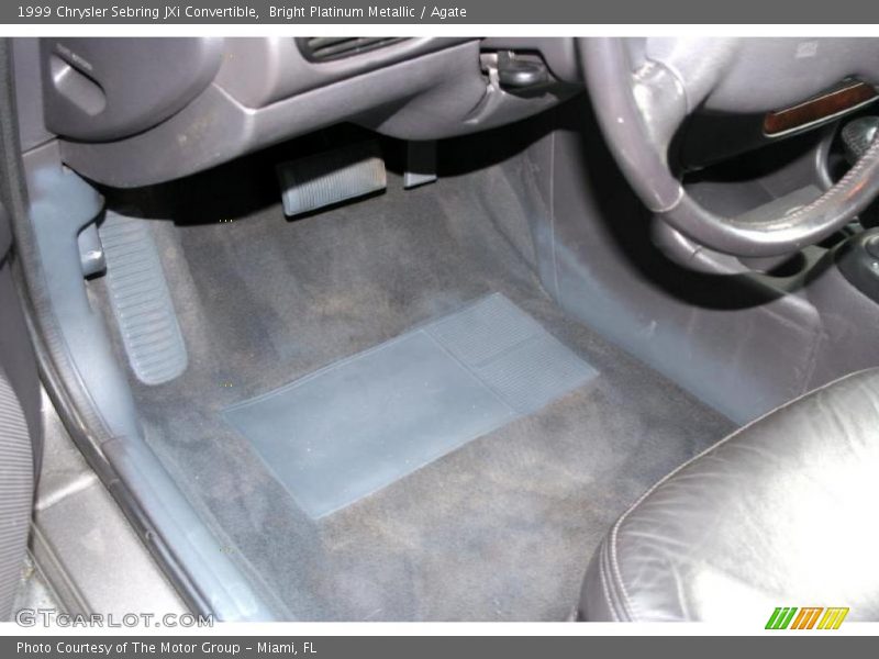 Bright Platinum Metallic / Agate 1999 Chrysler Sebring JXi Convertible