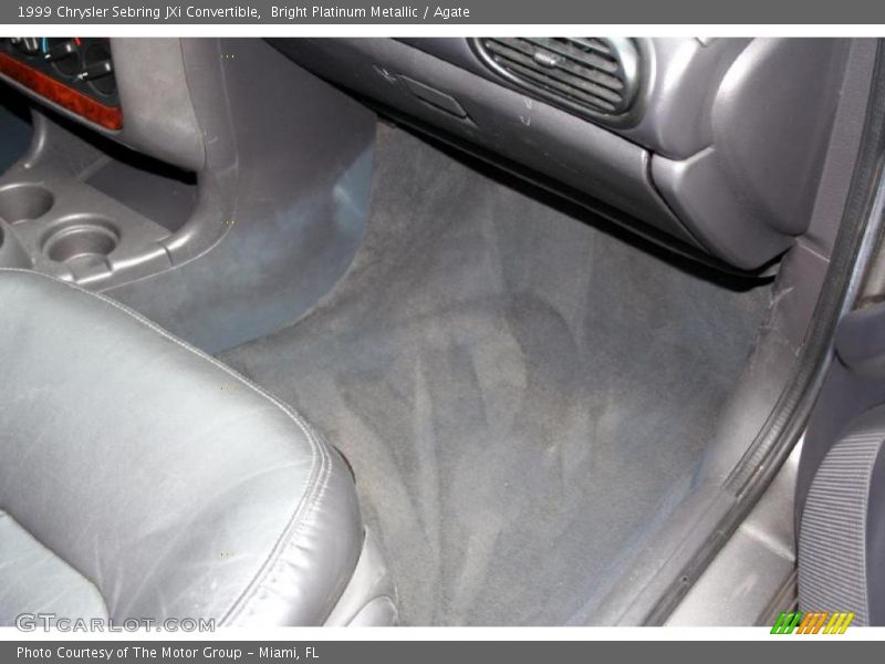 Bright Platinum Metallic / Agate 1999 Chrysler Sebring JXi Convertible