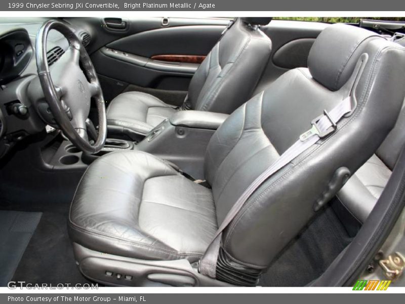 Bright Platinum Metallic / Agate 1999 Chrysler Sebring JXi Convertible
