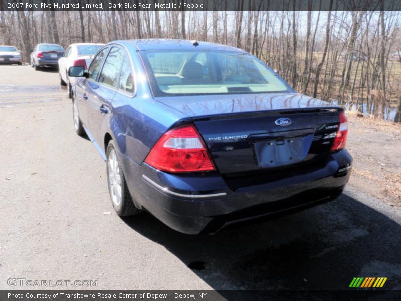 Dark Blue Pearl Metallic / Pebble 2007 Ford Five Hundred Limited