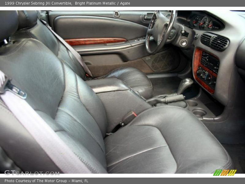 Bright Platinum Metallic / Agate 1999 Chrysler Sebring JXi Convertible