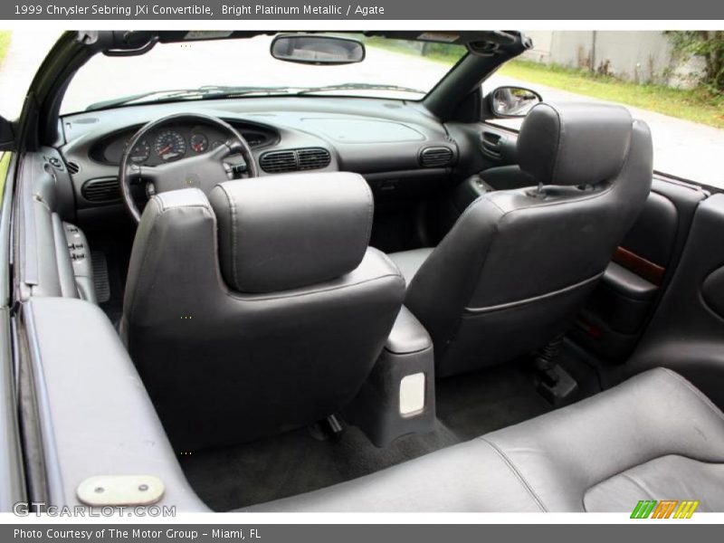 Bright Platinum Metallic / Agate 1999 Chrysler Sebring JXi Convertible