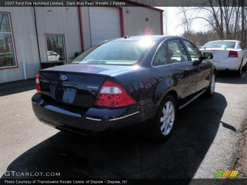 Dark Blue Pearl Metallic / Pebble 2007 Ford Five Hundred Limited