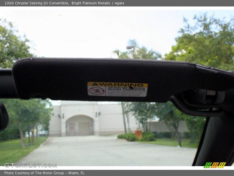 Bright Platinum Metallic / Agate 1999 Chrysler Sebring JXi Convertible