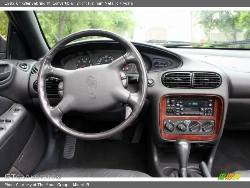 Bright Platinum Metallic / Agate 1999 Chrysler Sebring JXi Convertible