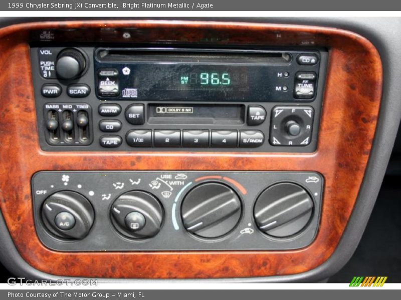 Bright Platinum Metallic / Agate 1999 Chrysler Sebring JXi Convertible