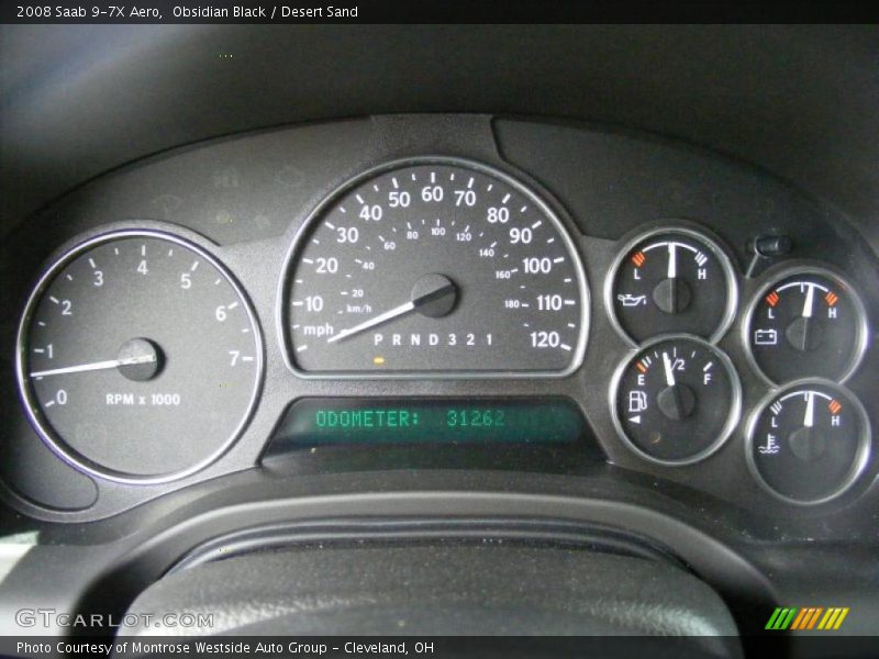 Obsidian Black / Desert Sand 2008 Saab 9-7X Aero