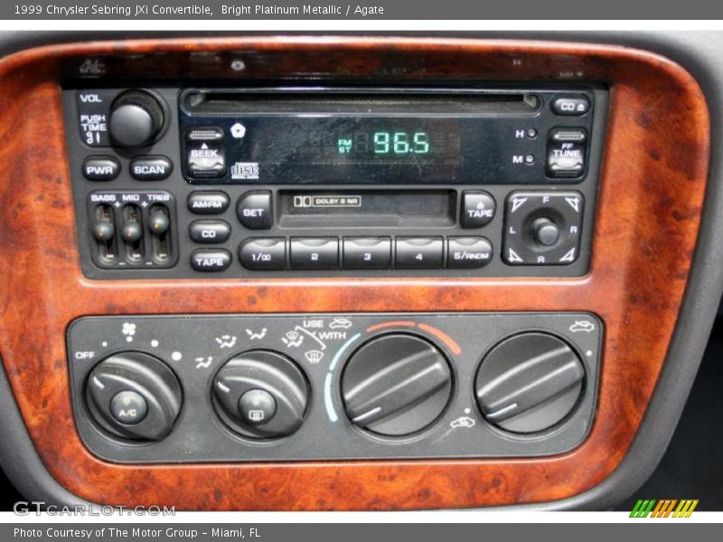 Bright Platinum Metallic / Agate 1999 Chrysler Sebring JXi Convertible