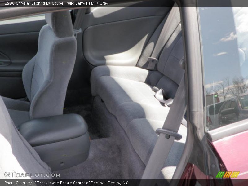 Wild Berry Pearl / Gray 1996 Chrysler Sebring LX Coupe
