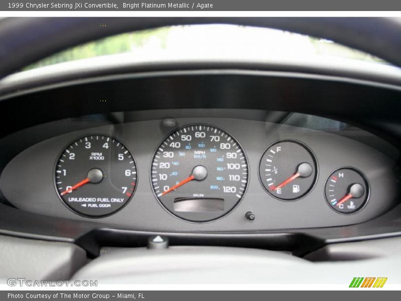 Bright Platinum Metallic / Agate 1999 Chrysler Sebring JXi Convertible