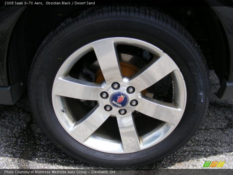 Obsidian Black / Desert Sand 2008 Saab 9-7X Aero