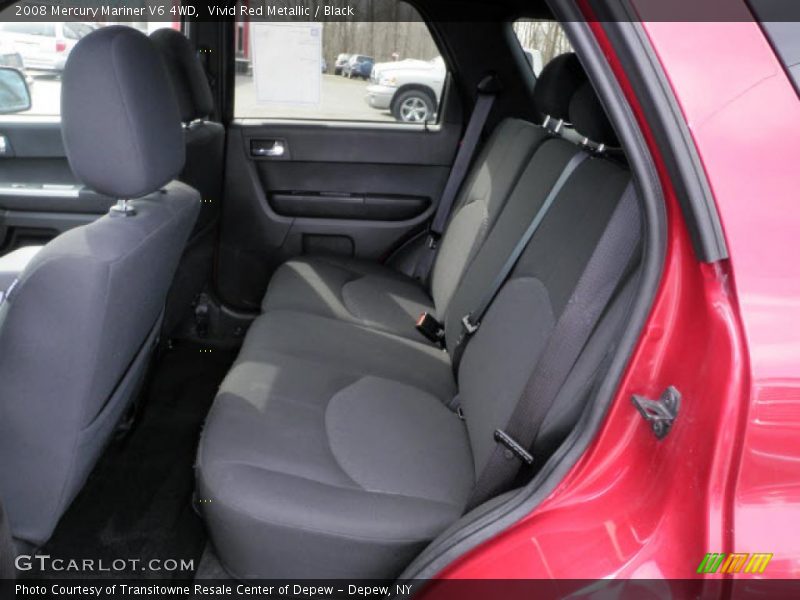 Vivid Red Metallic / Black 2008 Mercury Mariner V6 4WD