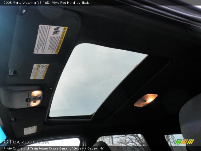 Vivid Red Metallic / Black 2008 Mercury Mariner V6 4WD