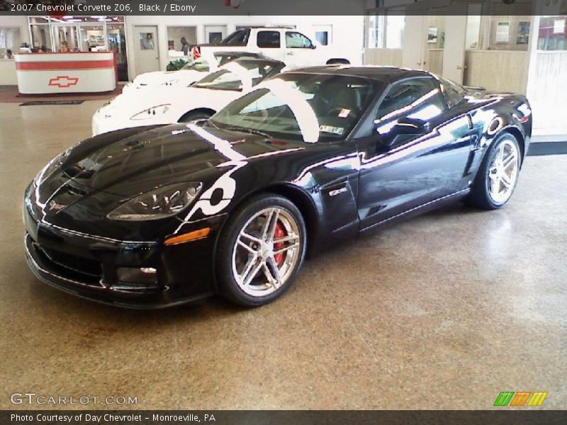 Black / Ebony 2007 Chevrolet Corvette Z06