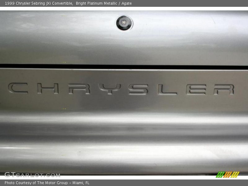 Bright Platinum Metallic / Agate 1999 Chrysler Sebring JXi Convertible