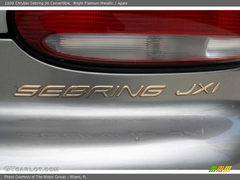Bright Platinum Metallic / Agate 1999 Chrysler Sebring JXi Convertible