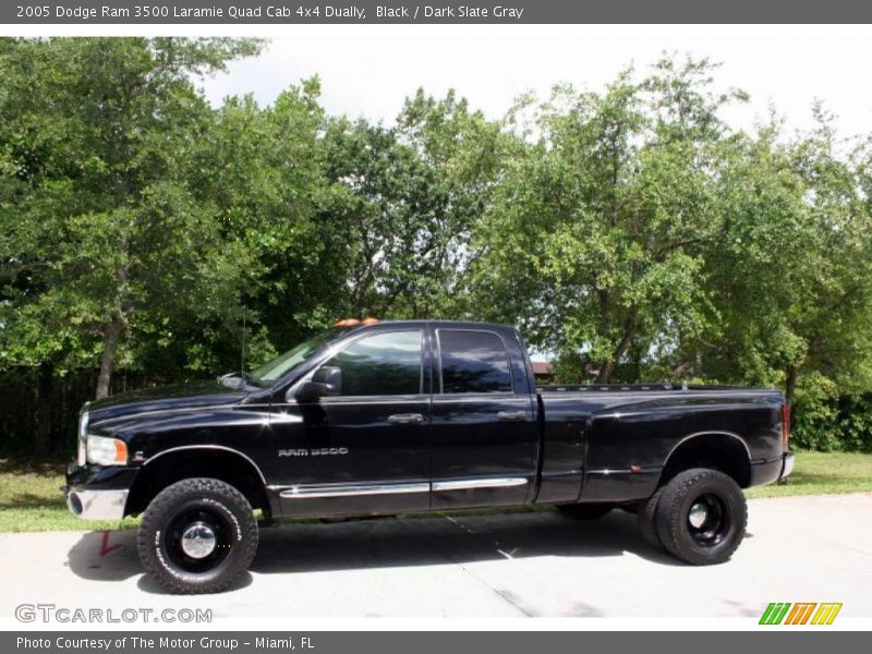 Black / Dark Slate Gray 2005 Dodge Ram 3500 Laramie Quad Cab 4x4 Dually