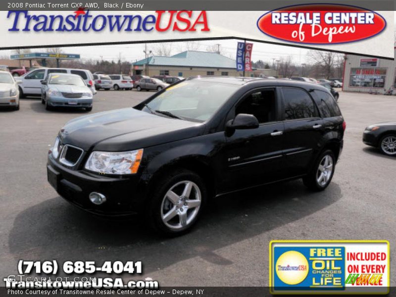 Black / Ebony 2008 Pontiac Torrent GXP AWD