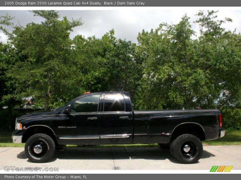 Black / Dark Slate Gray 2005 Dodge Ram 3500 Laramie Quad Cab 4x4 Dually