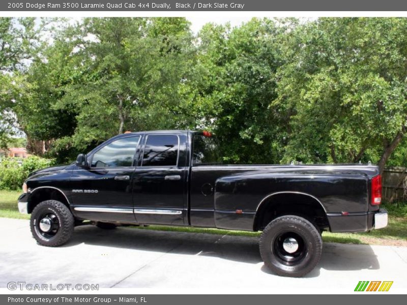 Black / Dark Slate Gray 2005 Dodge Ram 3500 Laramie Quad Cab 4x4 Dually