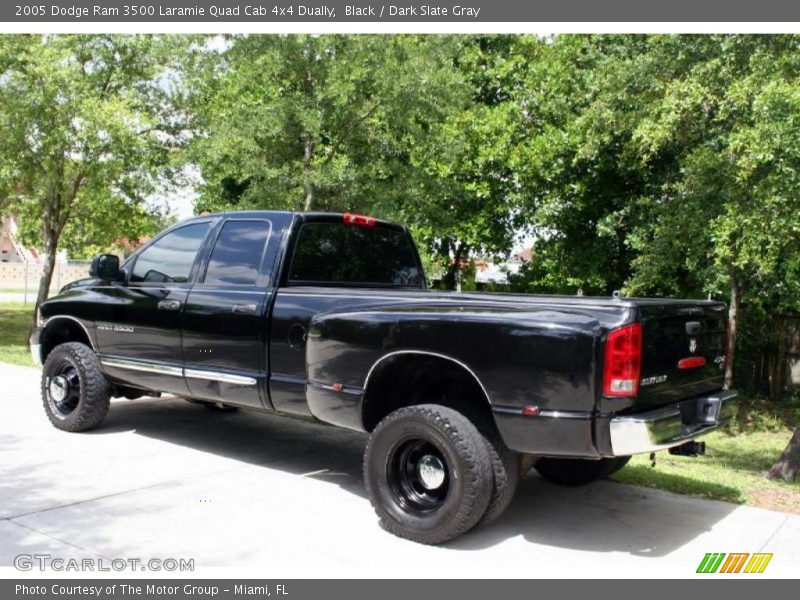 Black / Dark Slate Gray 2005 Dodge Ram 3500 Laramie Quad Cab 4x4 Dually