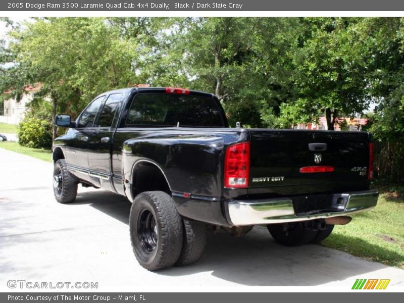 Black / Dark Slate Gray 2005 Dodge Ram 3500 Laramie Quad Cab 4x4 Dually