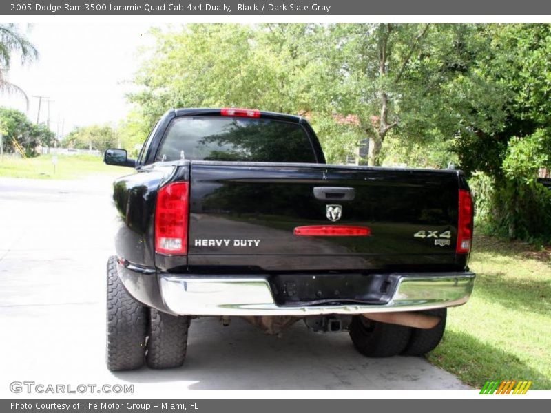 Black / Dark Slate Gray 2005 Dodge Ram 3500 Laramie Quad Cab 4x4 Dually