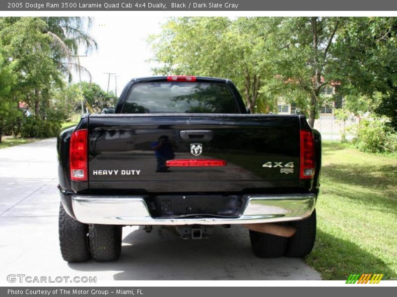 Black / Dark Slate Gray 2005 Dodge Ram 3500 Laramie Quad Cab 4x4 Dually