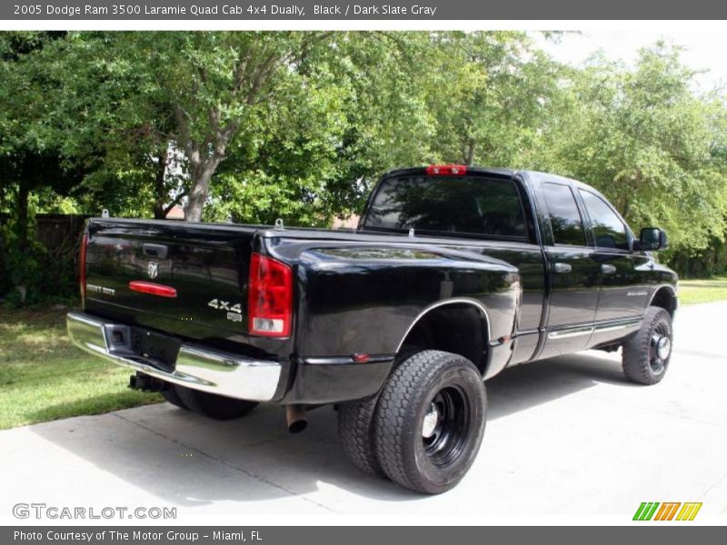Black / Dark Slate Gray 2005 Dodge Ram 3500 Laramie Quad Cab 4x4 Dually