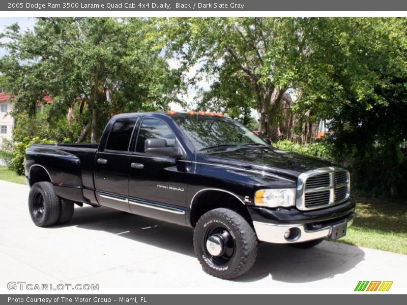 Black / Dark Slate Gray 2005 Dodge Ram 3500 Laramie Quad Cab 4x4 Dually