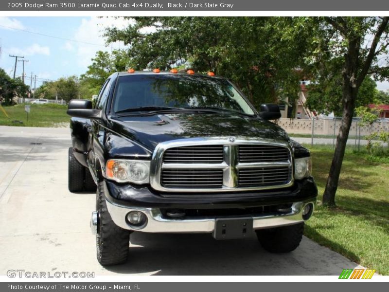 Black / Dark Slate Gray 2005 Dodge Ram 3500 Laramie Quad Cab 4x4 Dually