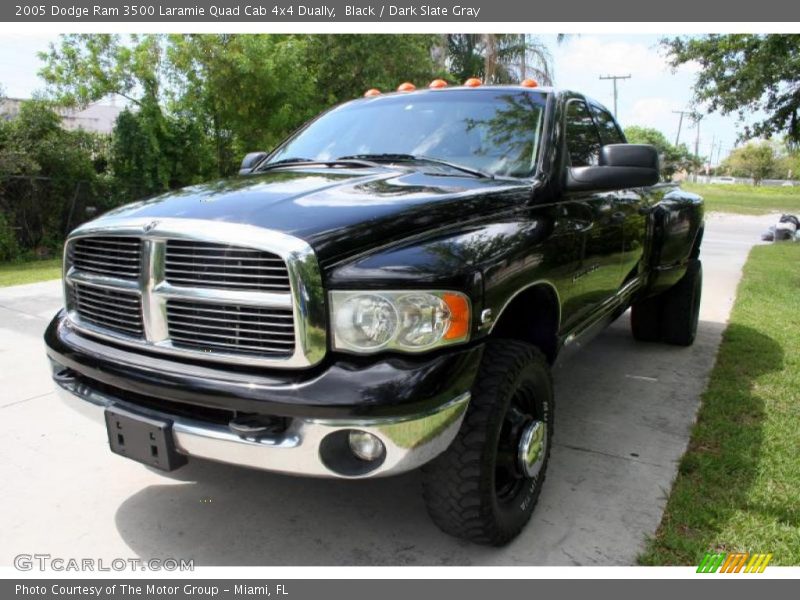 Black / Dark Slate Gray 2005 Dodge Ram 3500 Laramie Quad Cab 4x4 Dually
