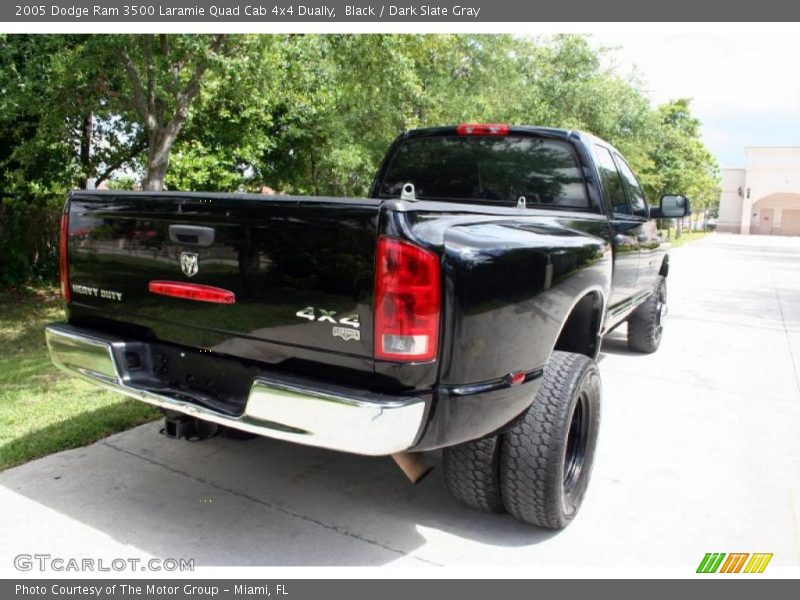 Black / Dark Slate Gray 2005 Dodge Ram 3500 Laramie Quad Cab 4x4 Dually