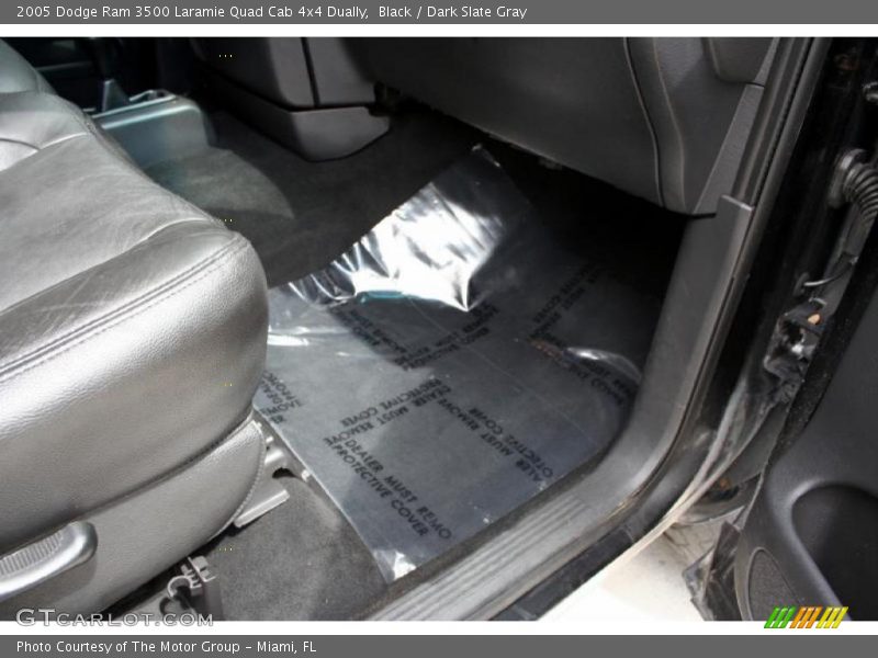 Black / Dark Slate Gray 2005 Dodge Ram 3500 Laramie Quad Cab 4x4 Dually