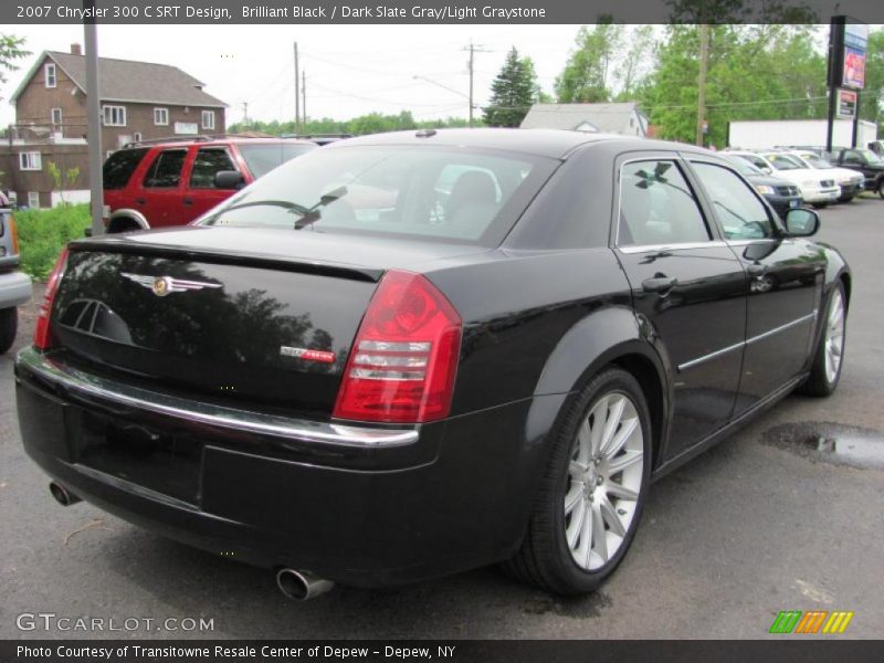 Brilliant Black / Dark Slate Gray/Light Graystone 2007 Chrysler 300 C SRT Design