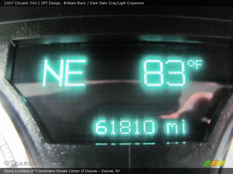 Brilliant Black / Dark Slate Gray/Light Graystone 2007 Chrysler 300 C SRT Design