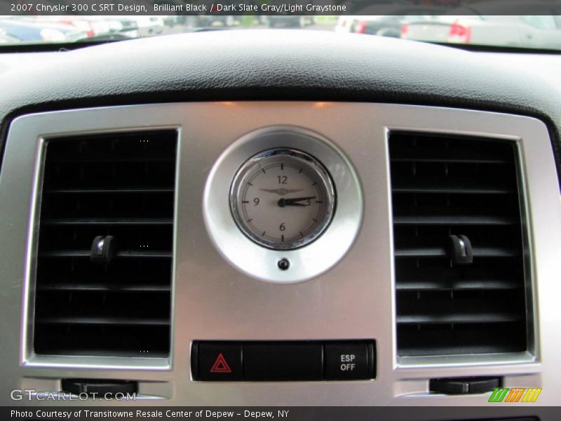 Brilliant Black / Dark Slate Gray/Light Graystone 2007 Chrysler 300 C SRT Design