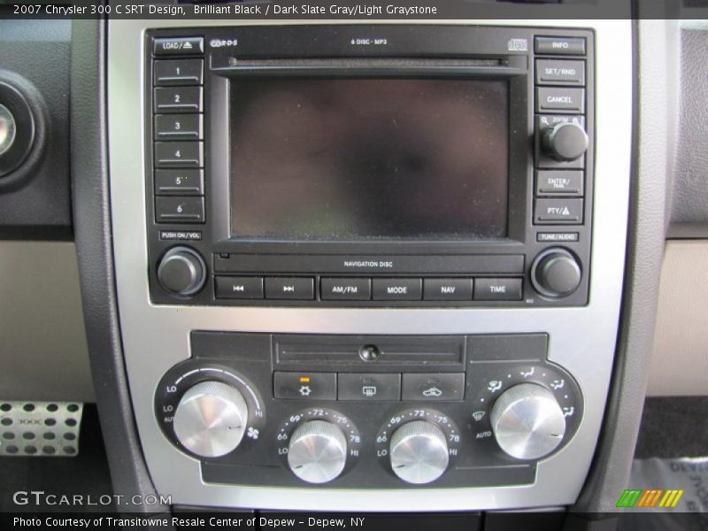 Brilliant Black / Dark Slate Gray/Light Graystone 2007 Chrysler 300 C SRT Design