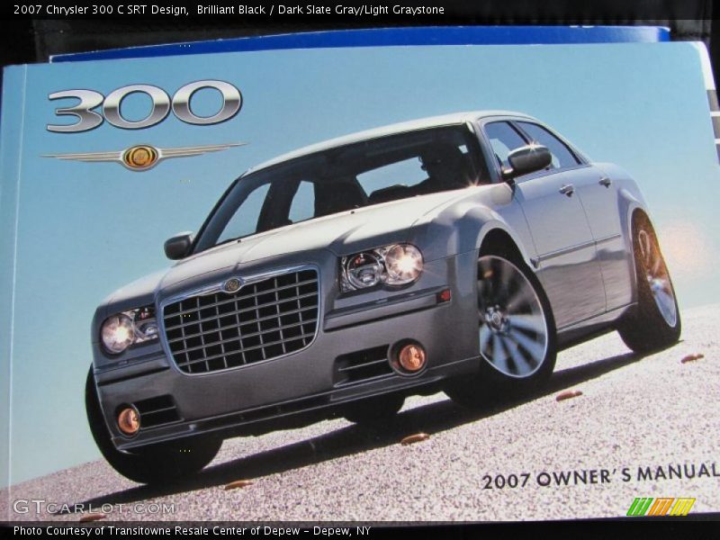Brilliant Black / Dark Slate Gray/Light Graystone 2007 Chrysler 300 C SRT Design