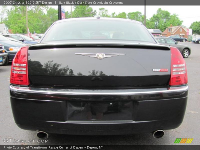 Brilliant Black / Dark Slate Gray/Light Graystone 2007 Chrysler 300 C SRT Design