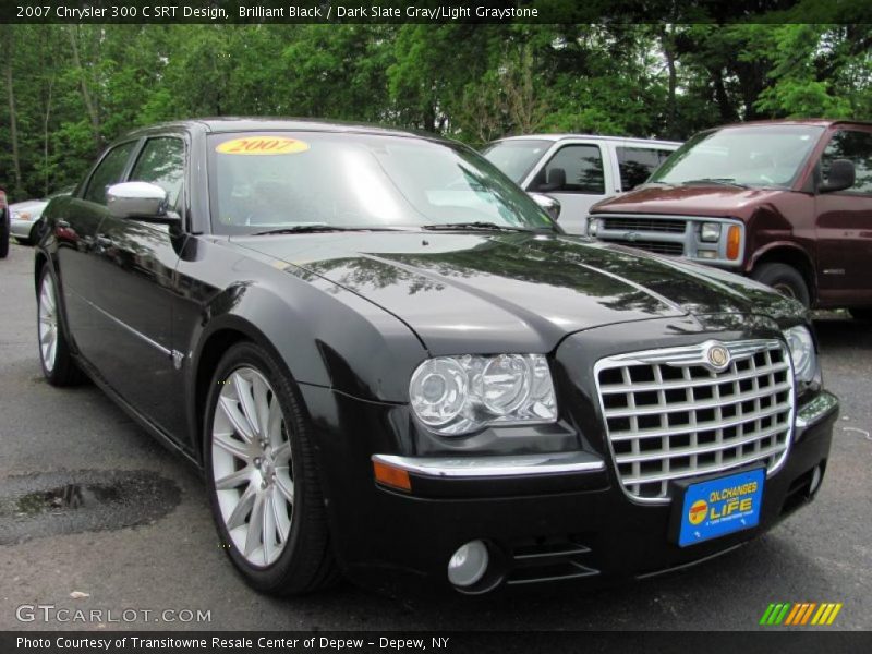 Brilliant Black / Dark Slate Gray/Light Graystone 2007 Chrysler 300 C SRT Design