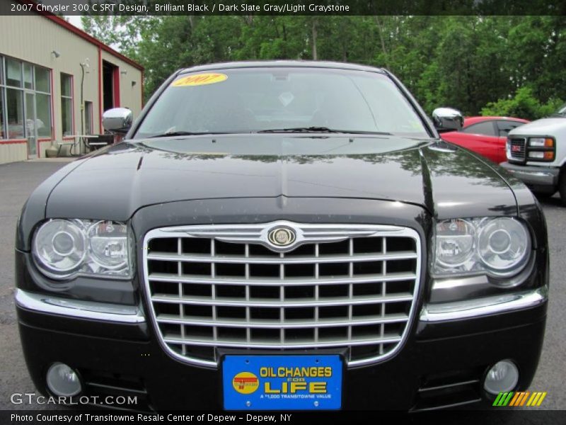 Brilliant Black / Dark Slate Gray/Light Graystone 2007 Chrysler 300 C SRT Design